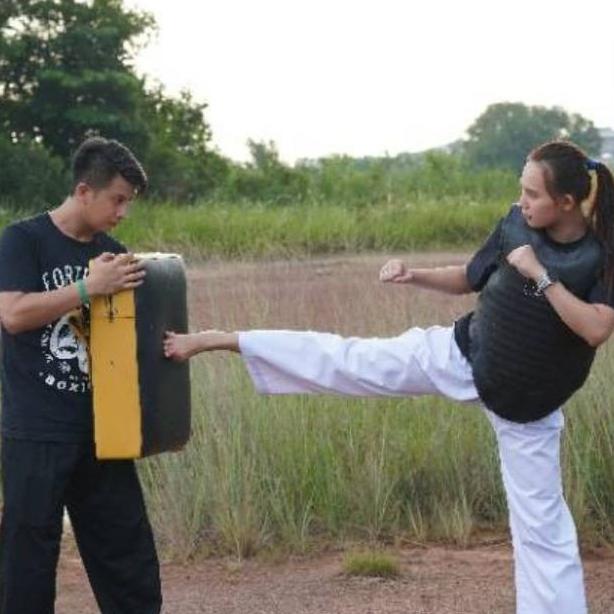 Pacing / Pecing/ Punching pad/ kickpad target kotak silat