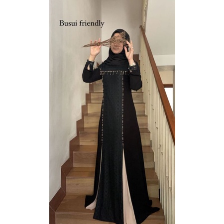 (COD) ZAHRA DRESS / REFERENSI FARINA BROCADE JAVINA KALEELA / GAMIS BRUKAT MANAL