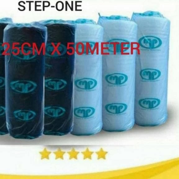 

☼ plastik bubble wrap / packing buble wrap hitam UK 25cm x 50m eceran - Putih ♥