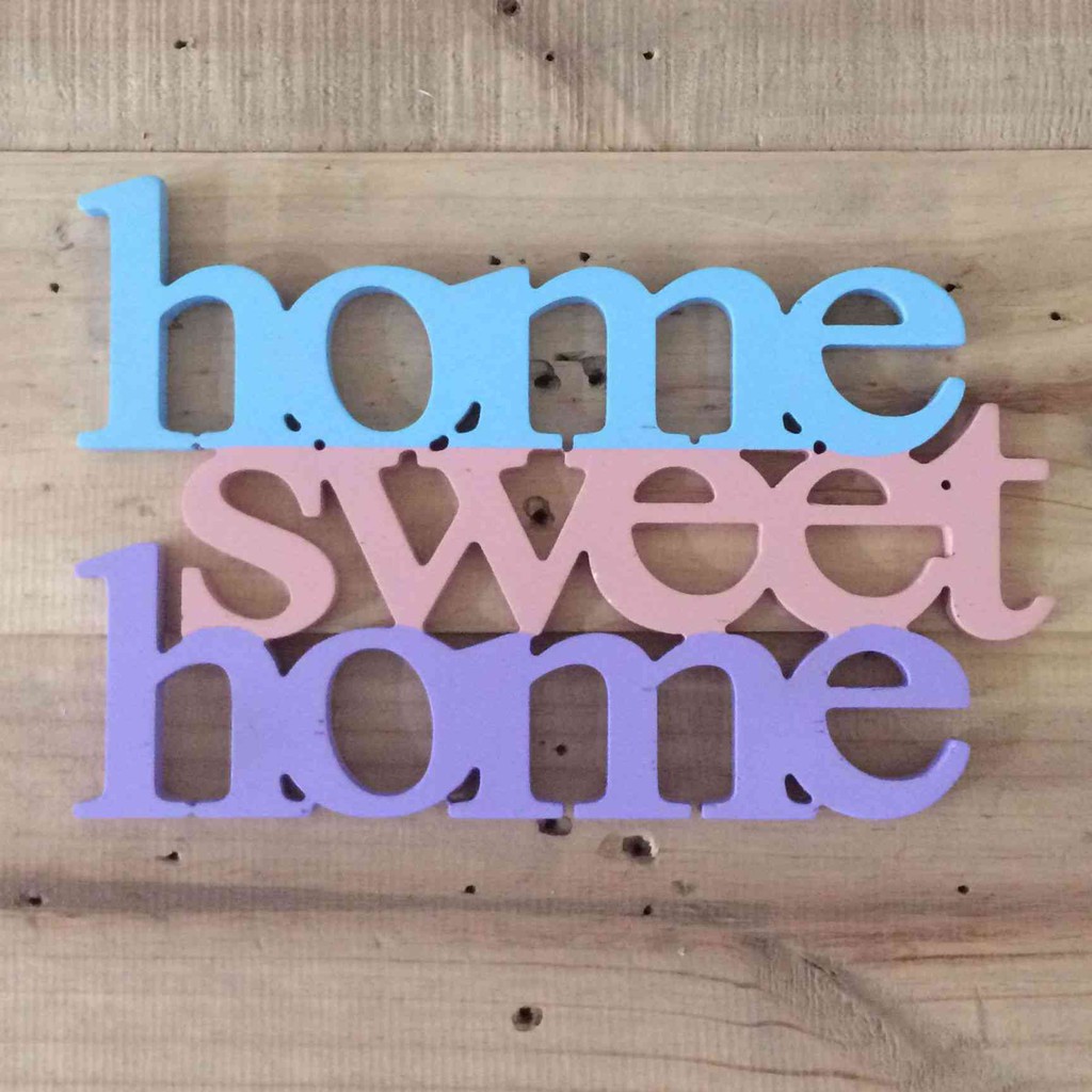 Hiasan Dekorasi Dinding Tulisan Home Sweet Home