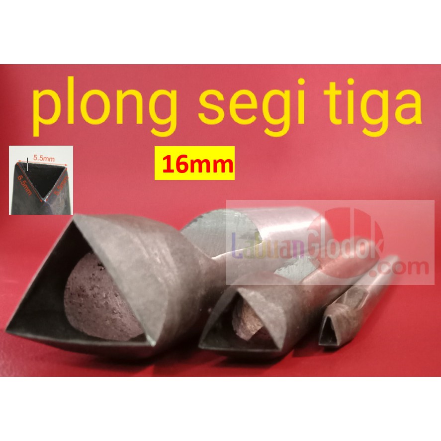 

Plong Kulit bentuk Segitiga 16mm/Plong Segitiga /Pembolong Segitiga 16mm