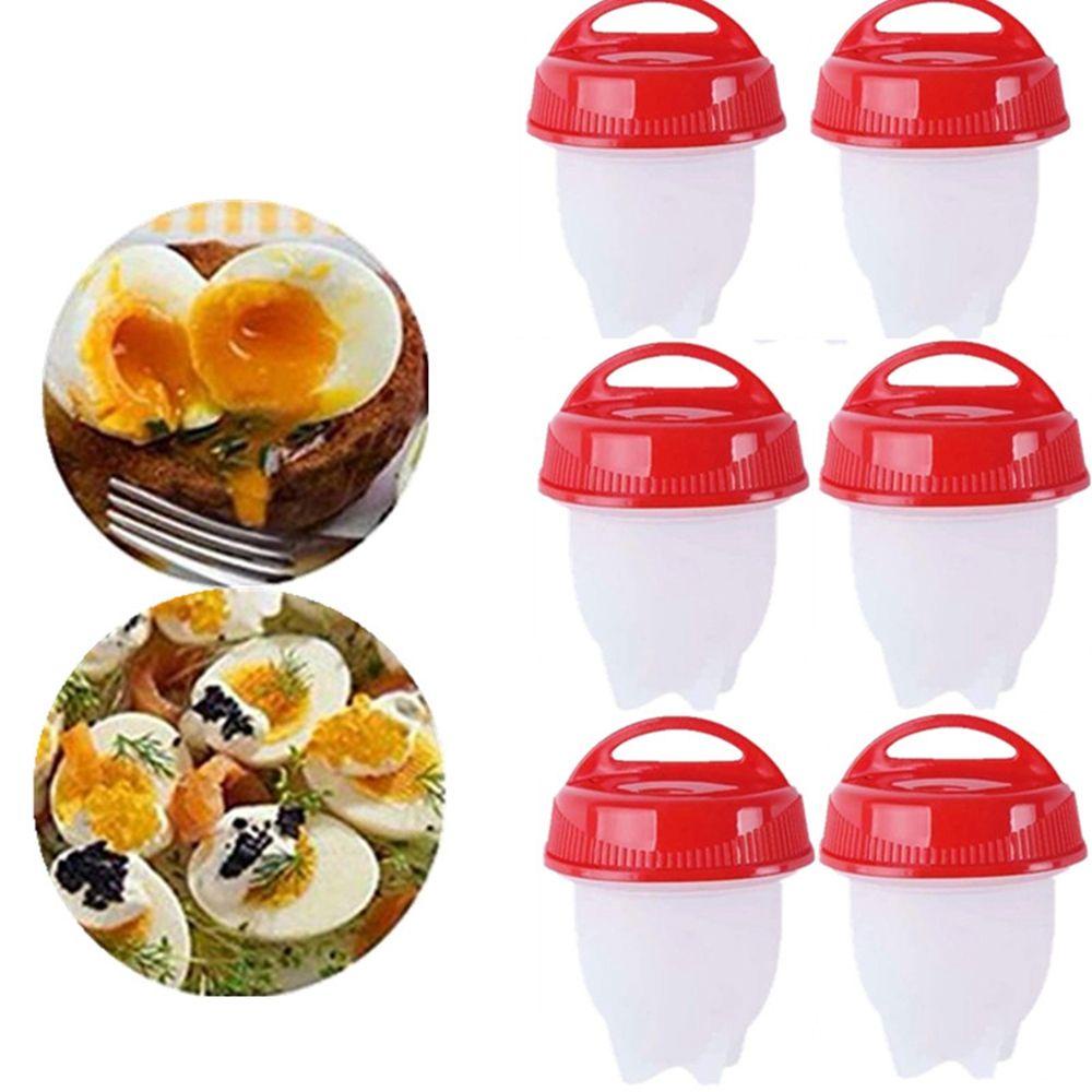 [Elegan] Egg Boiler Cookers Cooker Anti Lengket Gelas Dapur Cetakan Telur Silikon