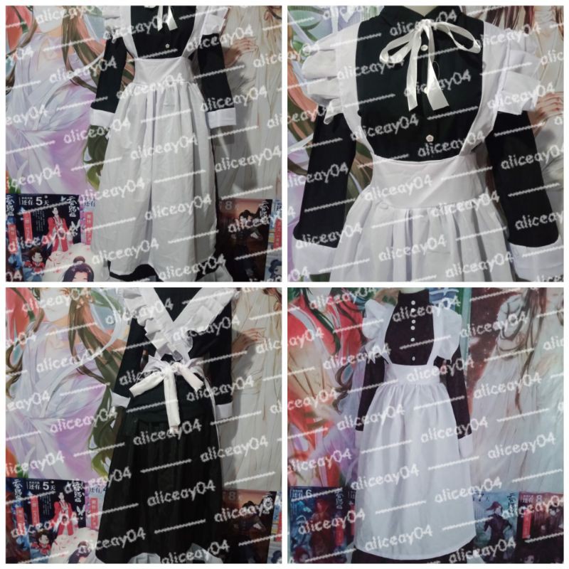 Cosplay Costum Pelayan Buttler Shitsuji MAID + Bando