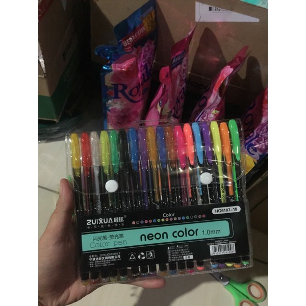 

Bolpoin Neon Color isi 18
