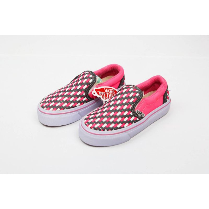 SEPATU ANAK VANS SLIP ON KIDS UKURAN 16-35