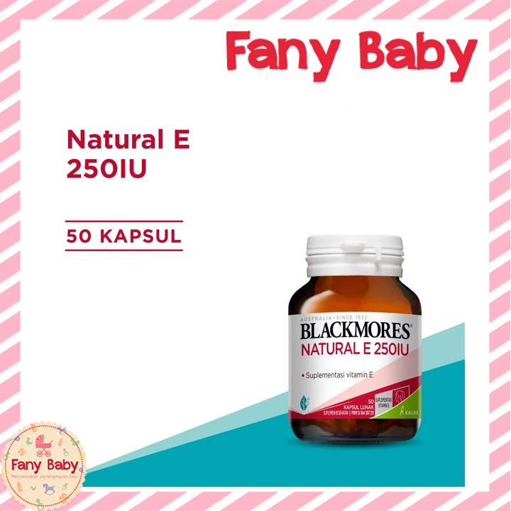 BLACKMORES NATURAL E 250 IU 50 KAPSUL