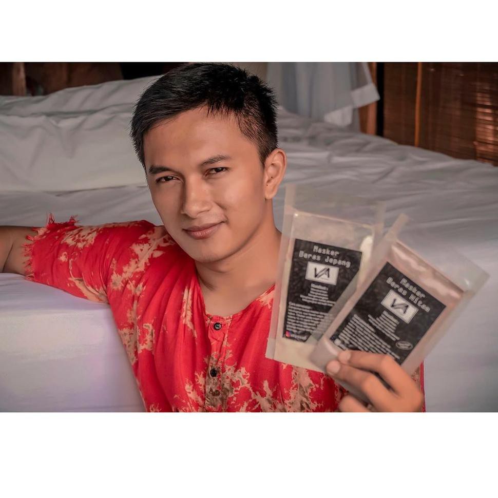 90★δ Masker Wajah Organik Beras Jepang dan Beras Hitam byVazo 25 gr