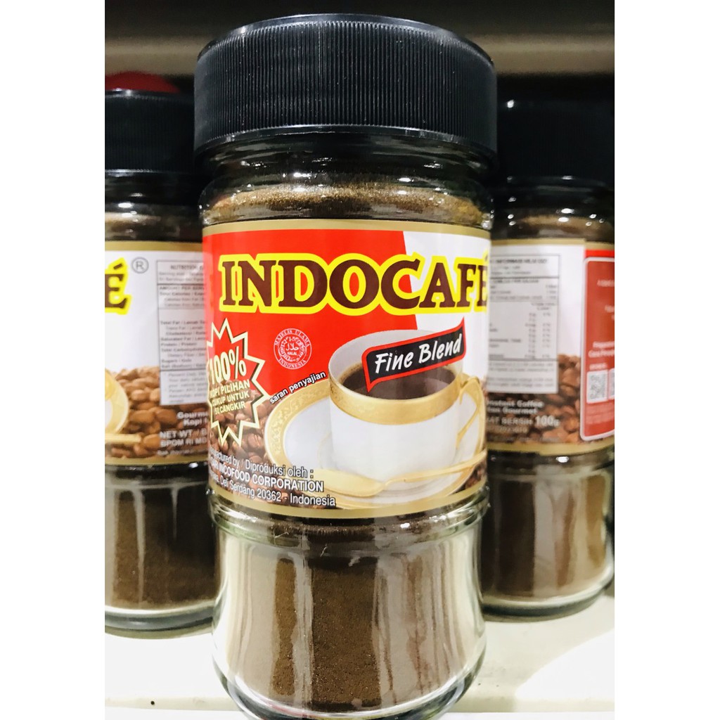 

INDOCAFÉ Fine Blend Jar 100gr