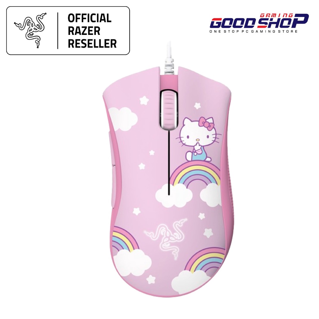 Razer DeathAdder Essential &amp; Goliathus Hello Kitty - Mouse Mat Bundle