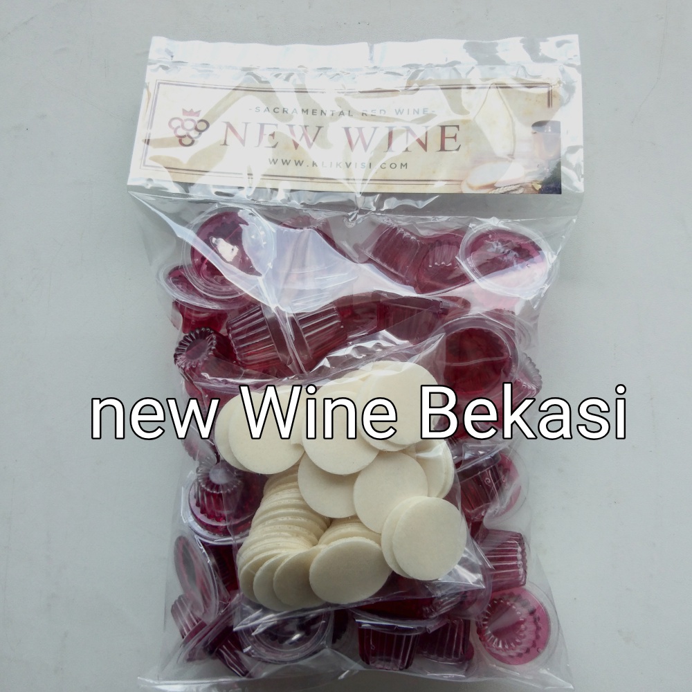 

Minuman perjamuan kudus 50 cup + hosti