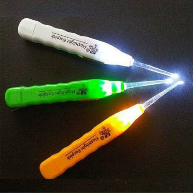 Korek Kuping Earpick Lamp Flashlight / LED / pembersih telinga