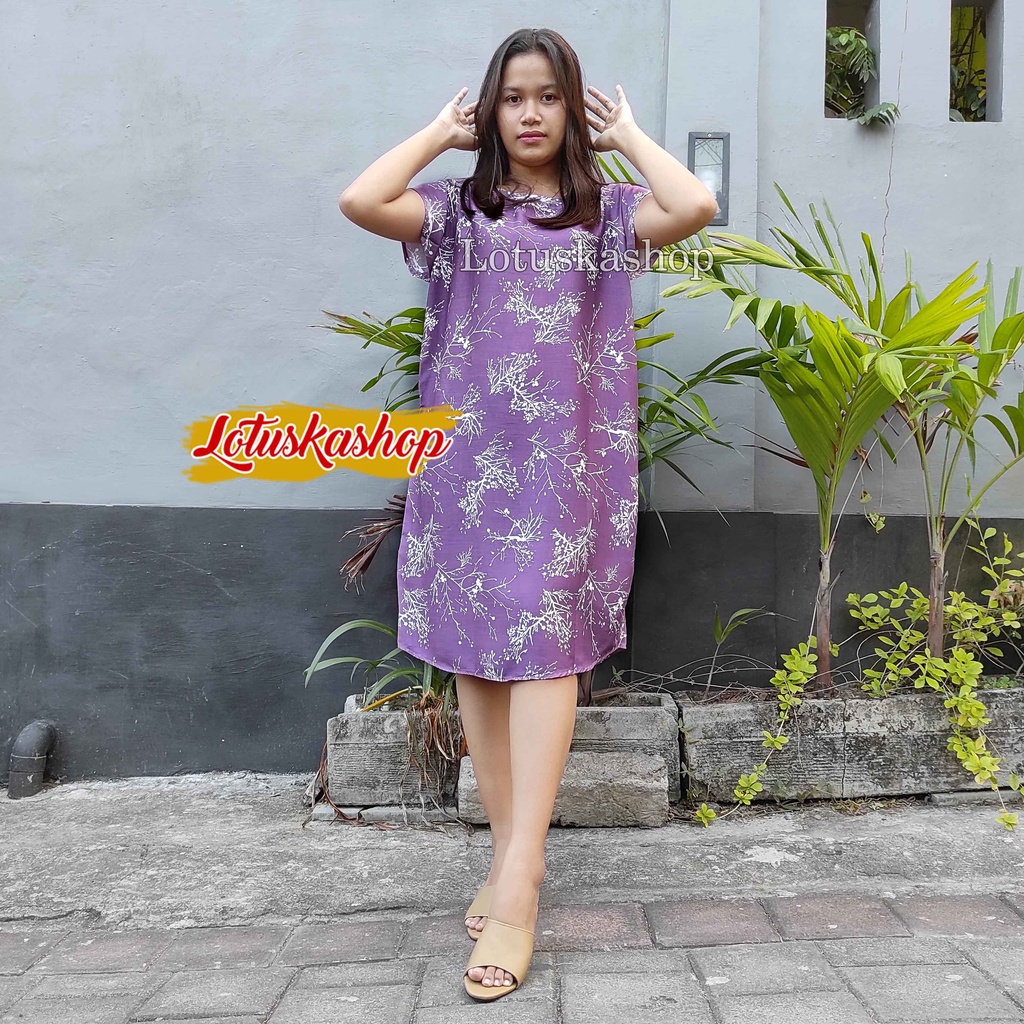 Daster Bali Arnium-Ranting Plum