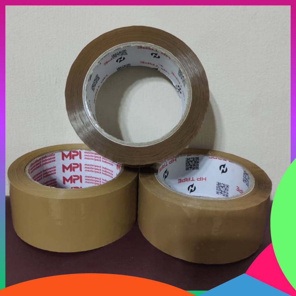 

LAKBAN COKLAT 2 INCHI 100 YARDS FULL TIDAK MUDAH PUTUS KUALITAS BAGUS