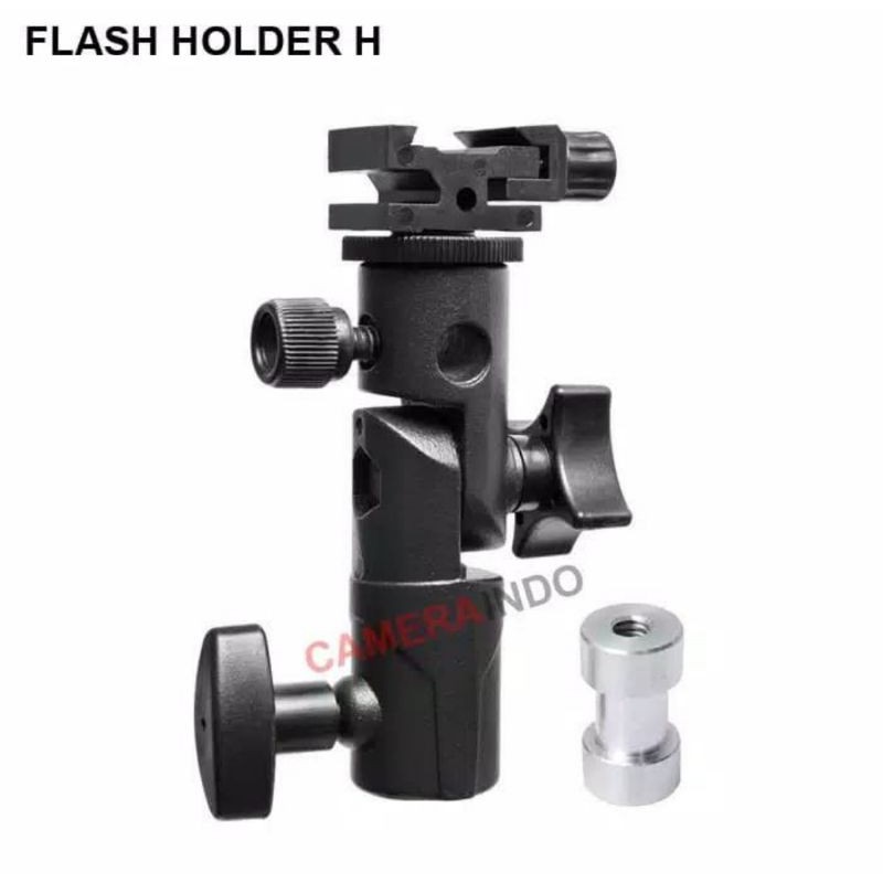 FLASH HOLDER H HOT SHOE UMBRELLA MOUNT Hot Shoe Holder H Flash Payung