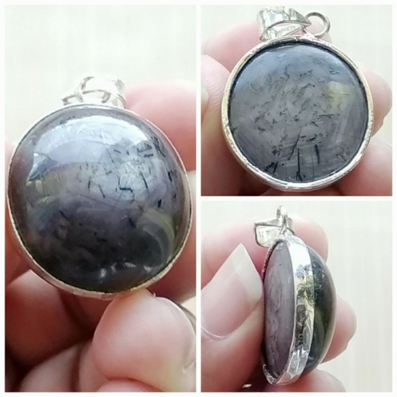 Liontin Batu Permata Natural Ruby Star / Gondola Jumbo Big Size