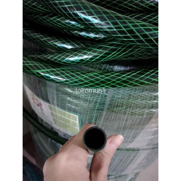 50 METER SELANG AIR 1/2 INCH SELANG BENANG ANTI LUMUT  SELANG TAMAN SELANG PER ROL