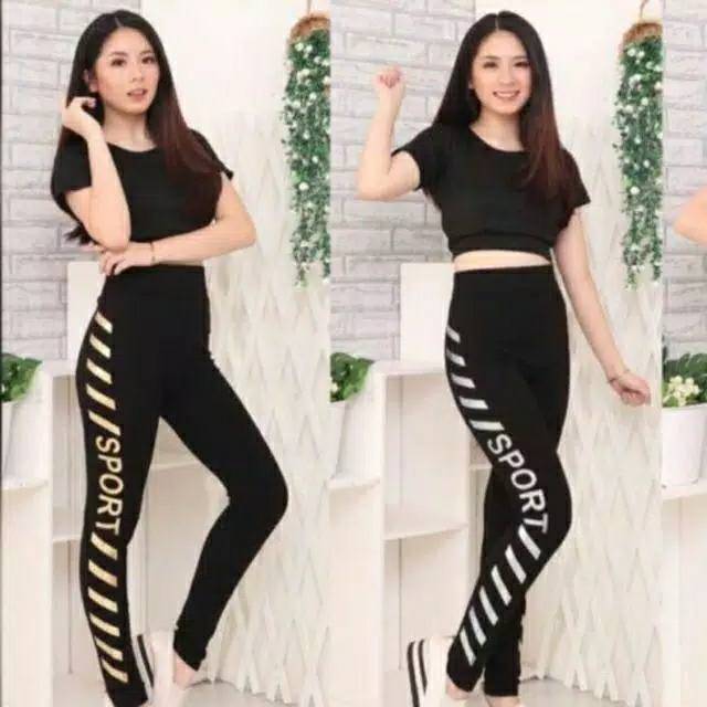LEGGINGS SPORT/LEGGINGS EROBIC/LEGGINGS SENAM WANITA