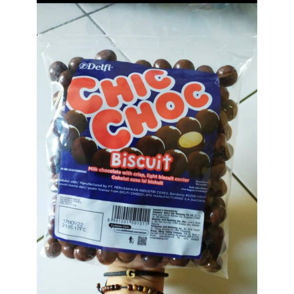 

CHIC CHOC BISCUIT 500gr, Coklat Biskuit, Coklat Murah