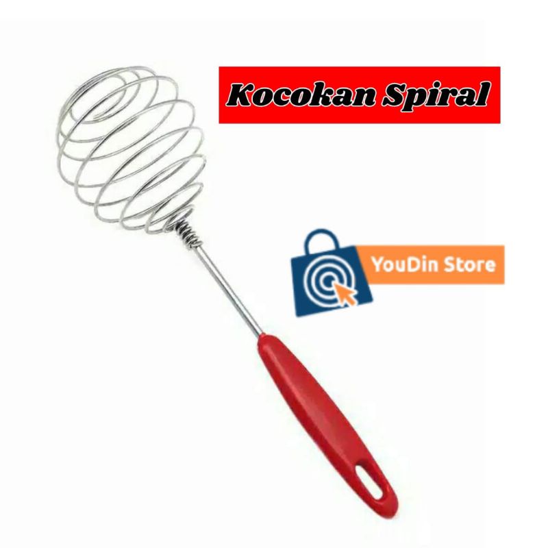 Kocokan Spiral Kocokan Telor Telur Kue Manual