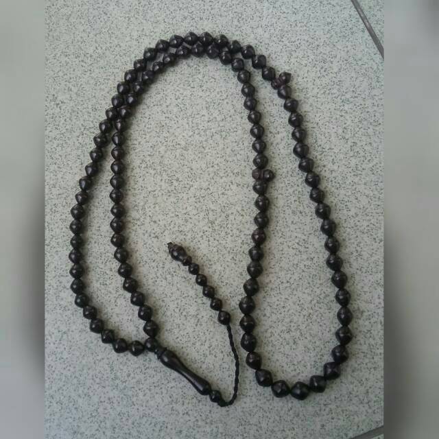 Tasbih kaokah99 hitam wajik