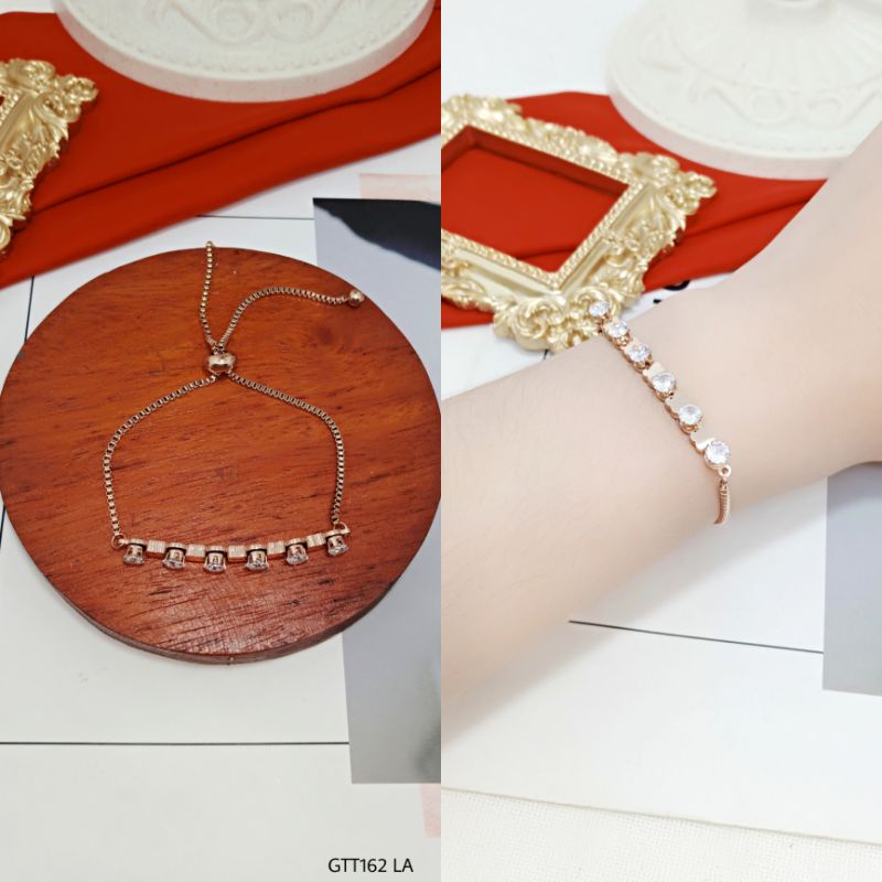 Gelang Serut Titanium Wanita GTT148-162-168 LA