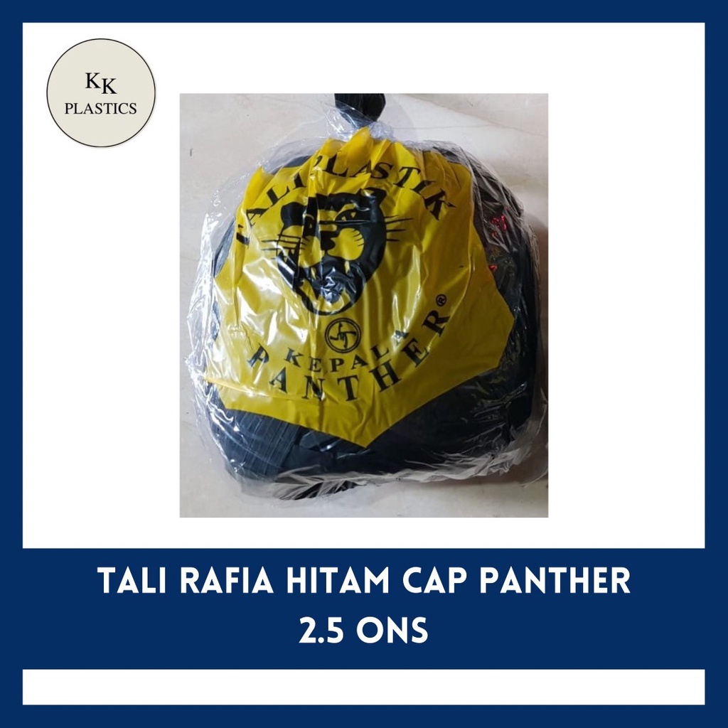 

TALI RAFIA HITAM | TALI HITAM | TALI RAPIA ROLL | 2.5 ons