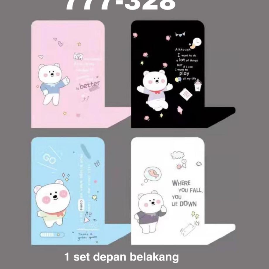

Terbaik GG Book End seri 777 1 set/2 pcs / Pembatas Buku Besi / Pembatas Buku
