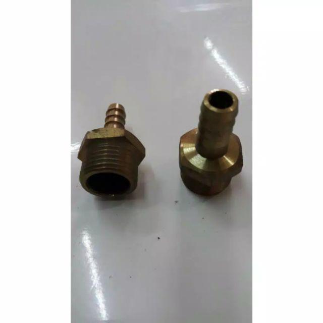 Nipple / Nepel Selang Drat Luar 1/2 X 5/8