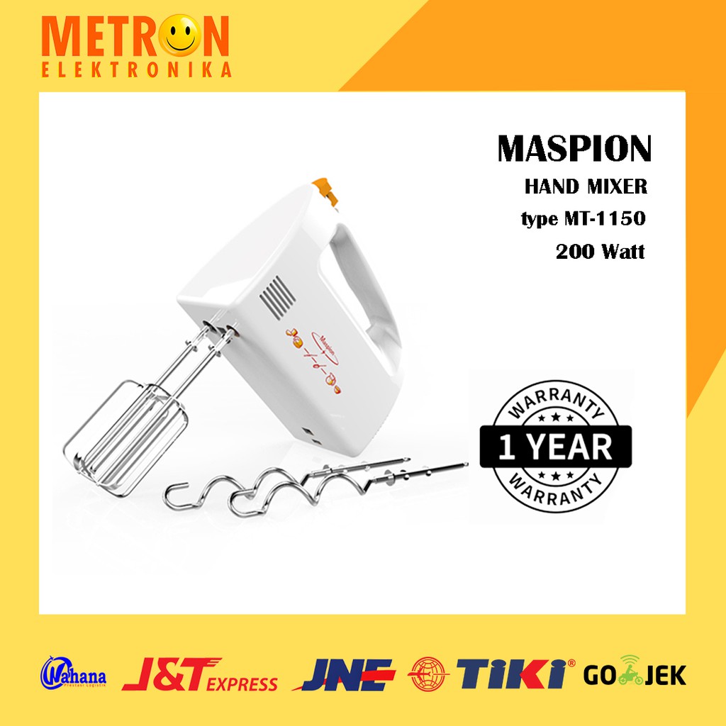 MASPION MT 1150 / HAND MIXER TANGAN / MT1150