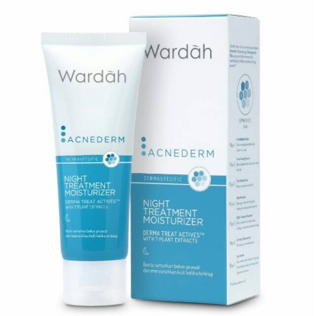 Wardah Acnederm Night Treatment Moisturizer 40ml