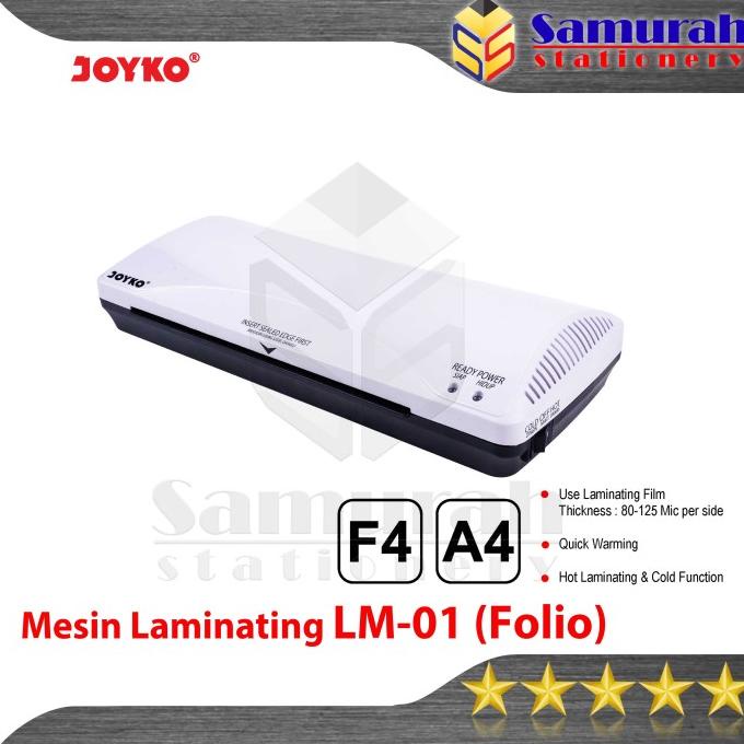 

Mesin Laminating Folio - A4 - A3 Joyko LM 03 / Laminator Size LM 01 - LM01 Folio