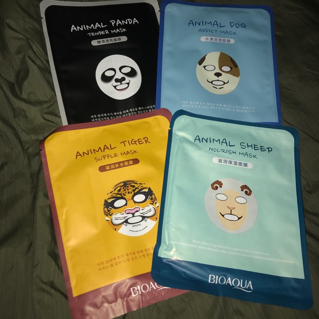 Bioaqua Animal Mask Shopee Indonesia