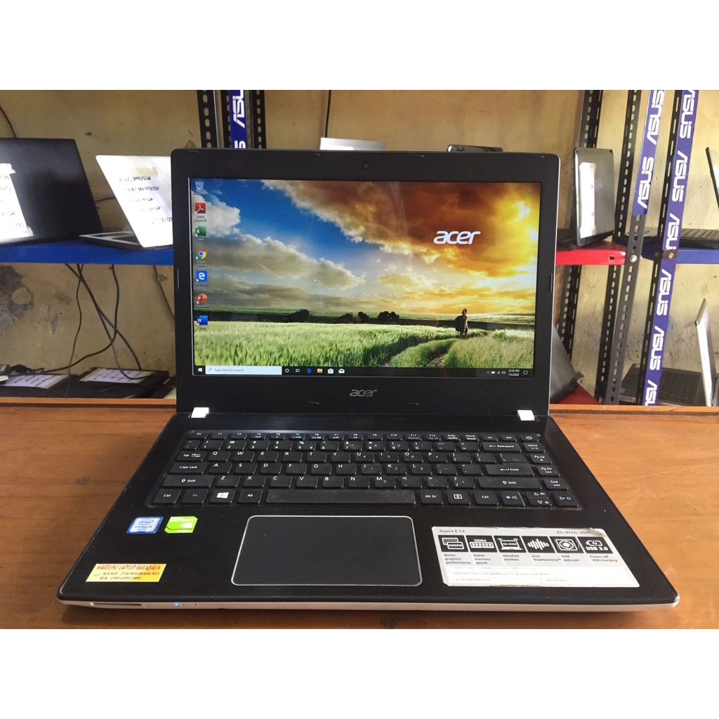 LAPTOP Acer E5-475G Core i3-6006U (Ram 4gb/ Ssd 256gb) Nvidia 2gb