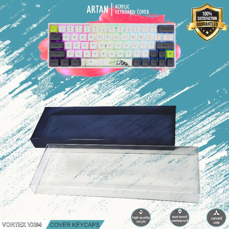 VortexSeries VX64 ACRYLIC KEYCAPS COVER PELINDUNG CAPS KEYBOARD MECHANICAL