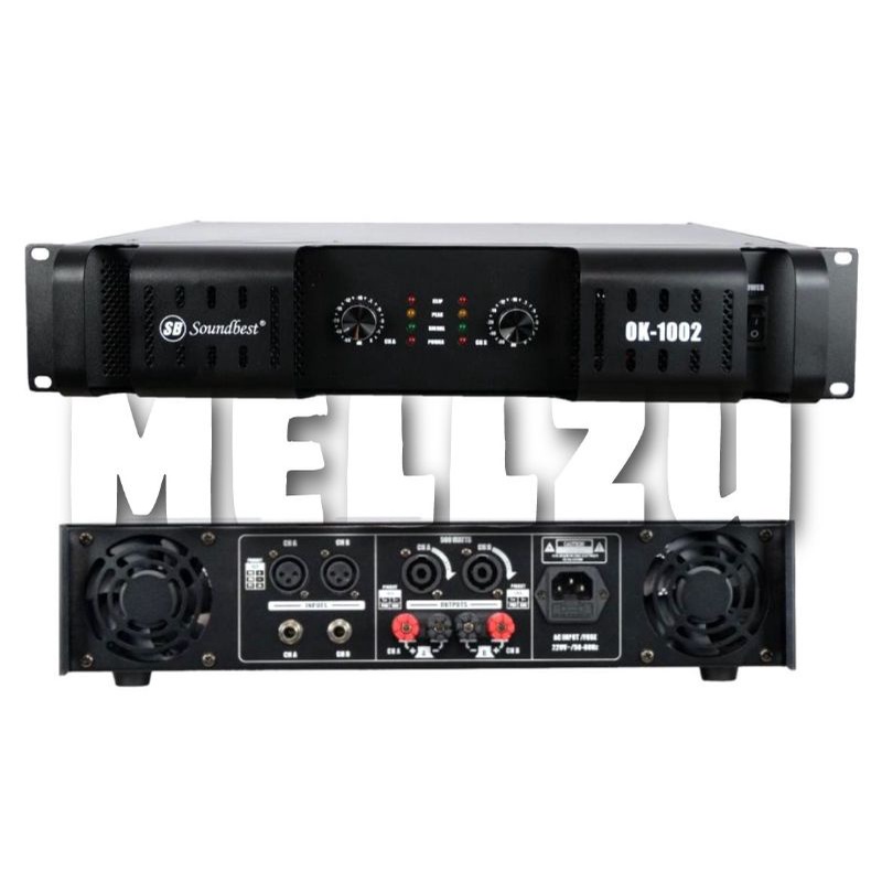 Power Amplifier Soundbest OK 1002 Original Amplifier Soundbest OK1002