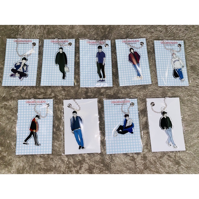 READY STOCK weareone.exo acrylic keyring by xoxoloveslove