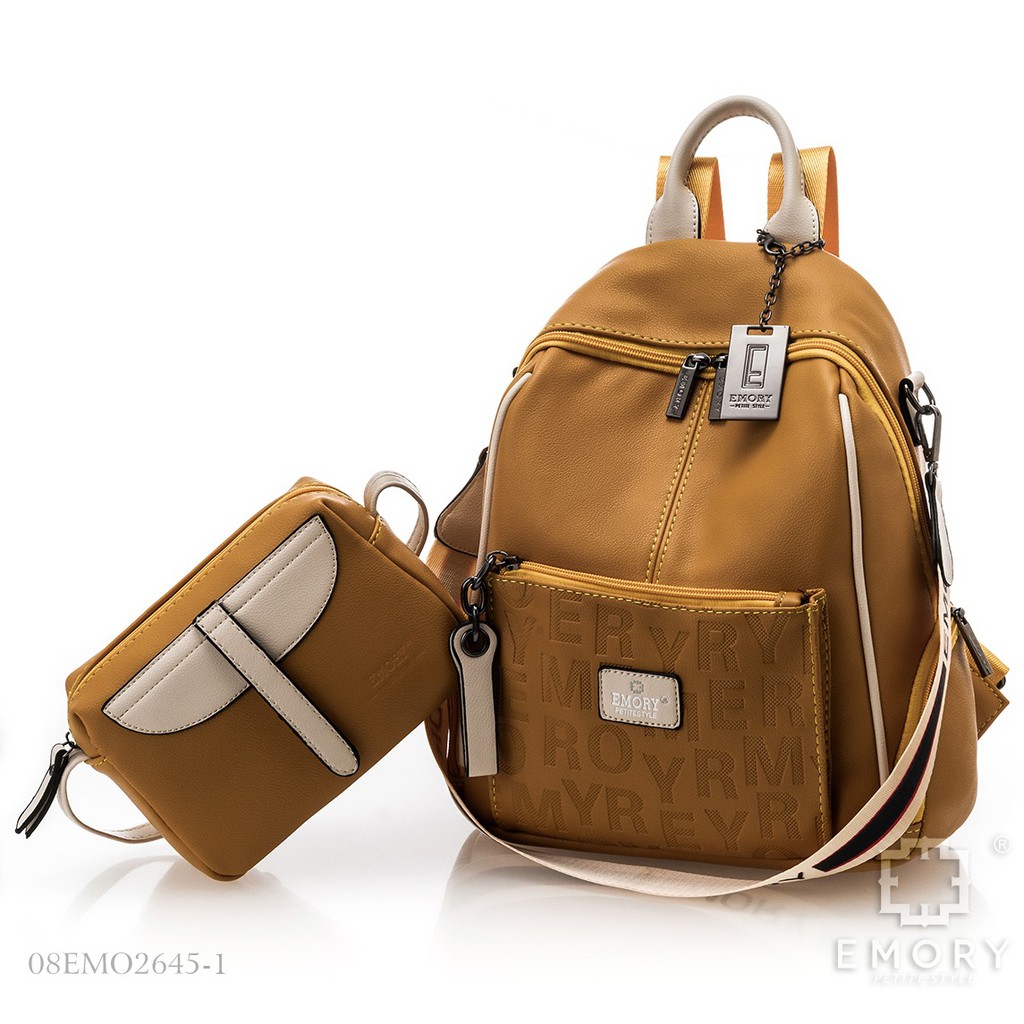 IMPORT ORIGINAL EMORY Myarna 08EMO5000BLX Backpack Bag Tas Ransel Murah Wanita Cewek Batam Kuning