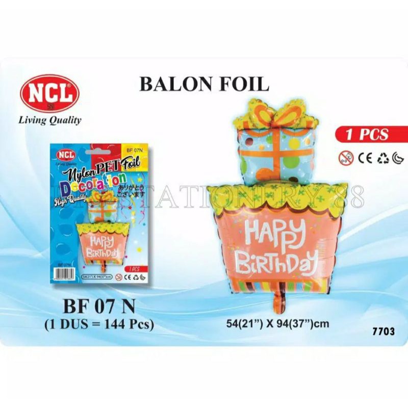 Balon Nylon Foil NCL / Balon Motif