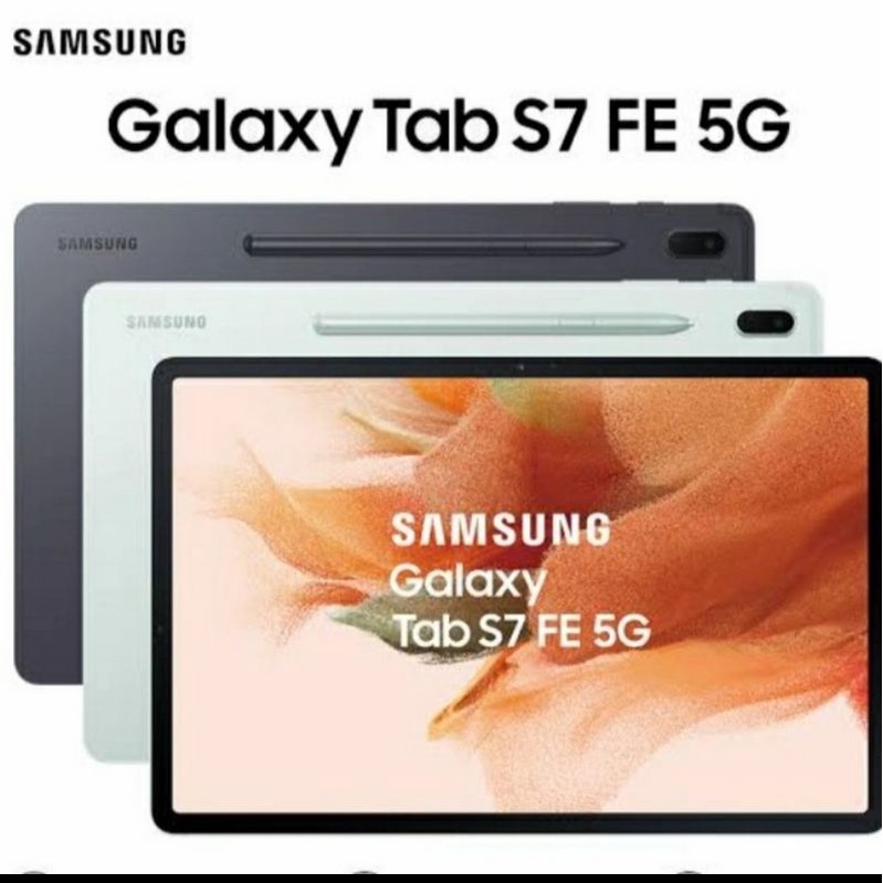 Samsung Galaxy Tab S7 FE 5G 6/128 RAM 6GB ROM 128GB GARANSI RESMI