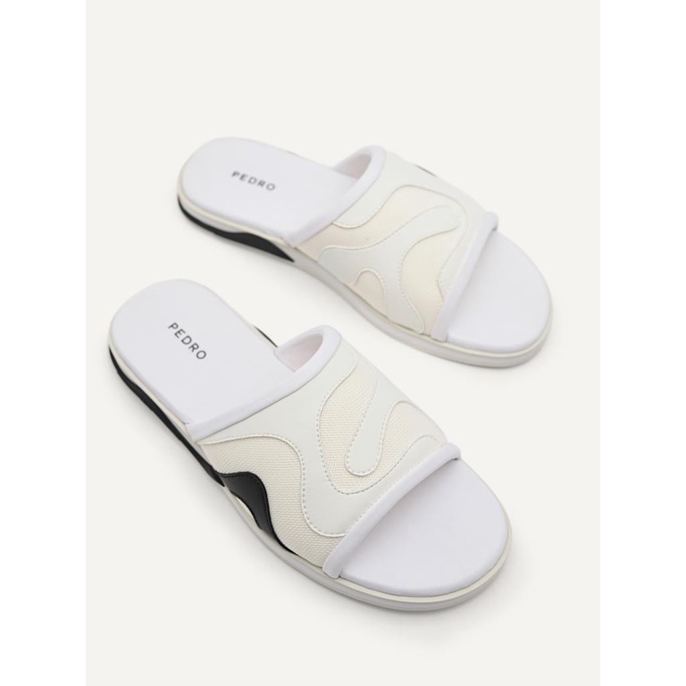 SANDAL SLIDE PEDRO PRIA ORIGINAL CASUAL BRANDED PUTIH PM142