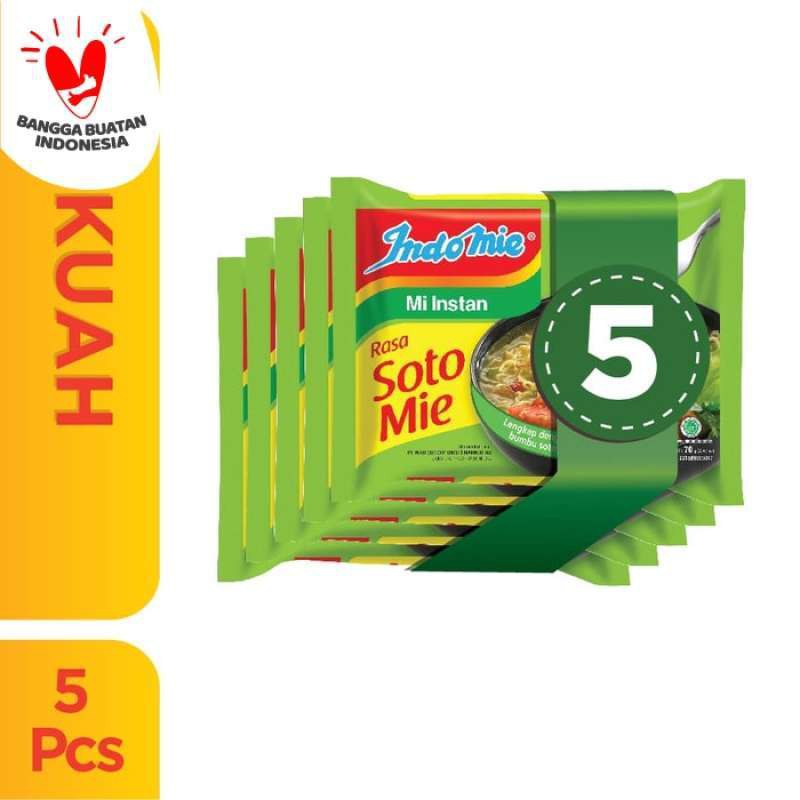 

Paket 5 Indomie Kuah Soto Mie