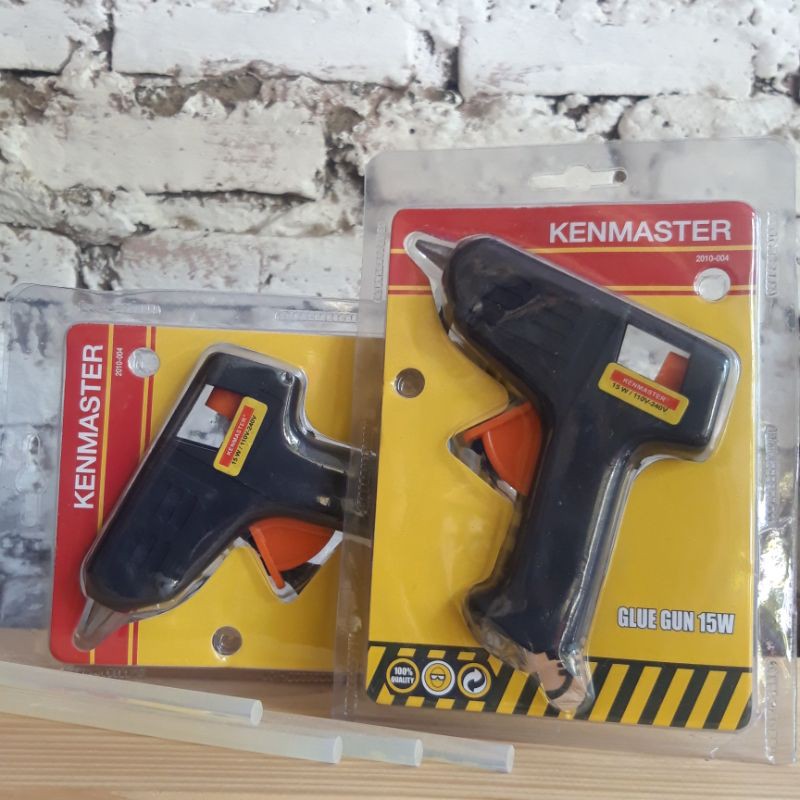 Alat Lem Tembak 15w / Kenmaster Glue Gun Kecil 15 watt