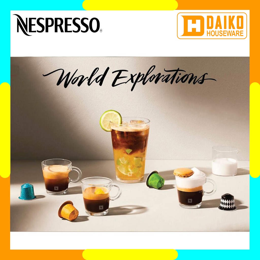 Capsule Nespresso World Explorations Series Original Nestle Coffee Pack - Kopi Kapsul Expired Panjang