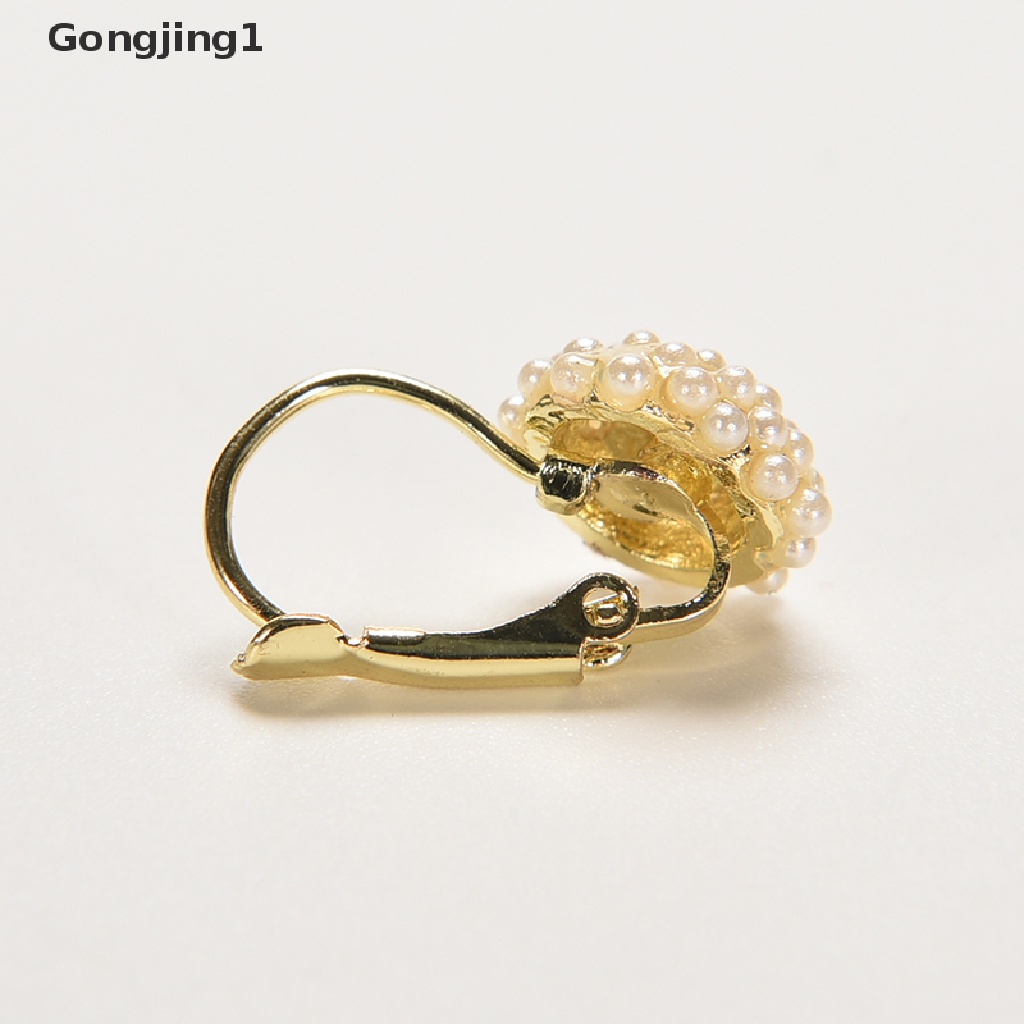 Gongjing1 Kalung Rantai Lapis Emas Dengan Liontin Mutiara Untuk Wanita