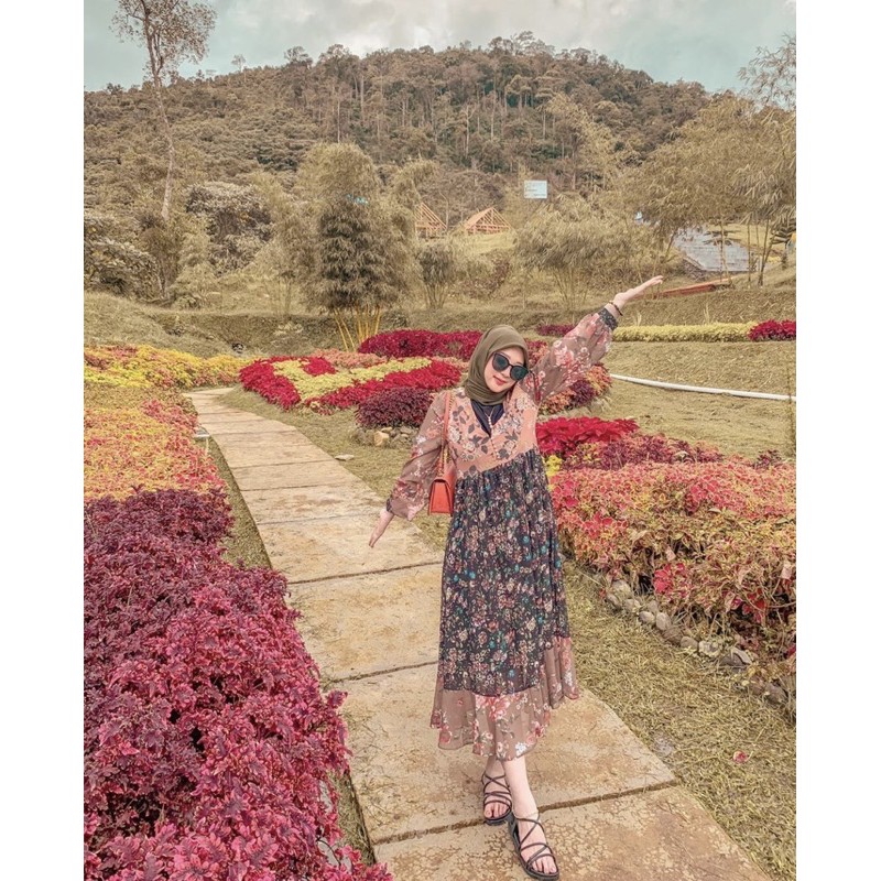 11160 Dress Maxi Brown Import 01-7