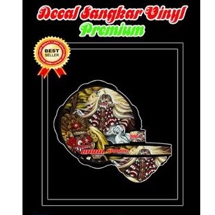 decal sangkar tebok lovebird motif