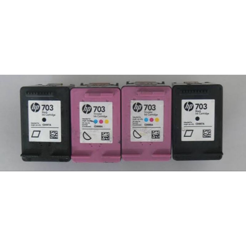 Cartridge hp 703 bekas dari cabutan printer rosok