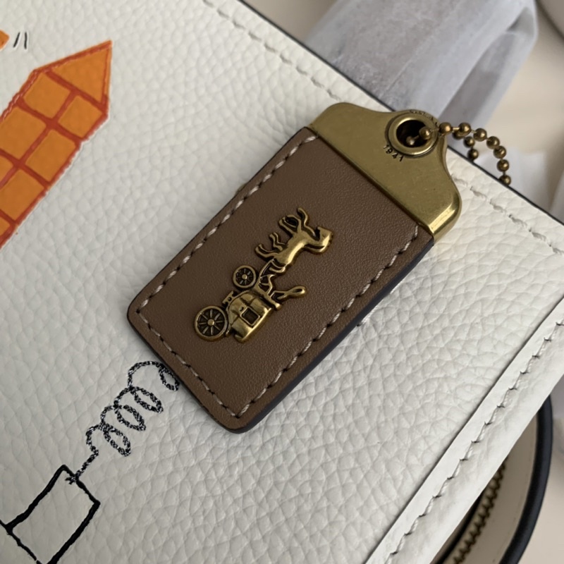 Coach X Jean-Michel Basquiat Rogue 25 White (c6887)