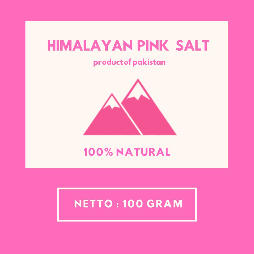 Garam Himalaya Halus Pink Himalayan Salt 100 Gram