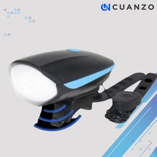 Lampu Sepeda LED Cree XPG dengan Klakson / Lampu Klakson Bel Bell Sepeda Depan Belakang LED Gunung O